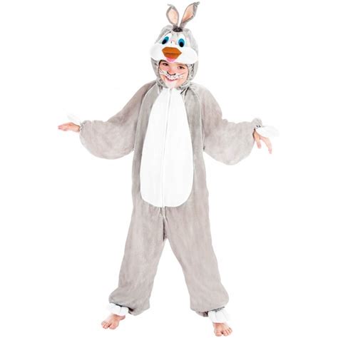 Déguisement lapin gris enfant peluche Animaux Magie du Déguisement