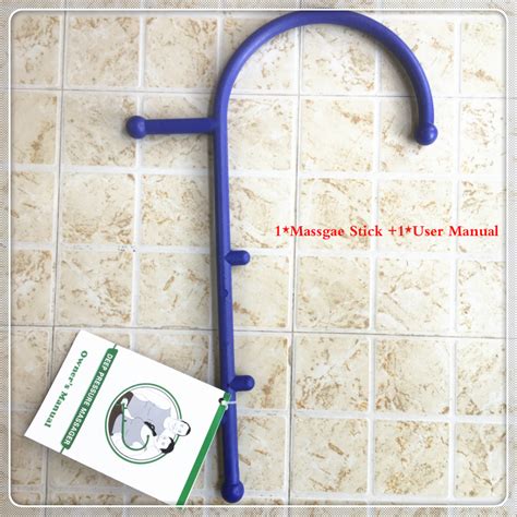 Trigger Point Self Massage Stick Hook Theracane Body Muscle Relief Original Cane Back Massager