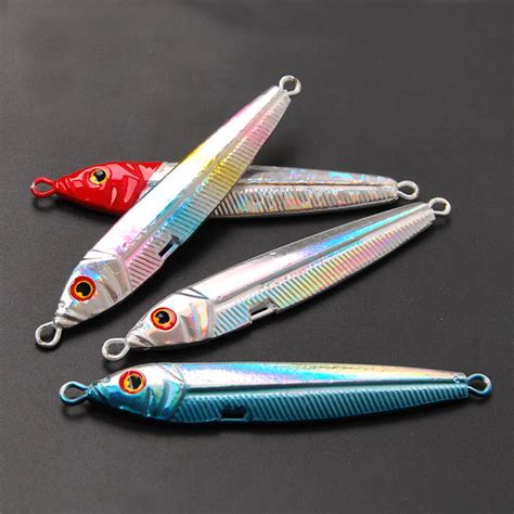 Pcs Deep Sea Fishing Night Noctilucent Metal Jigbait Slow Jig Lure