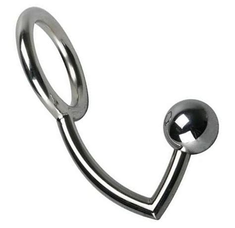 Wholesale Male Chastity Cock Lock Anal Plugs Cock Lock Intruder With Ball Male Metal Anal
