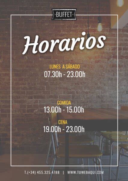 Plantillas De Carteles De Horarios De Apertura Y Cierre 34375 Hot Sex