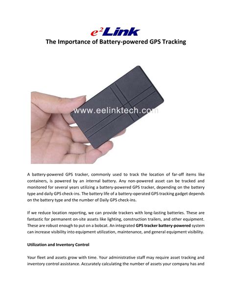 Ppt The Importance Of Battery Powered Gps Tracking Powerpoint