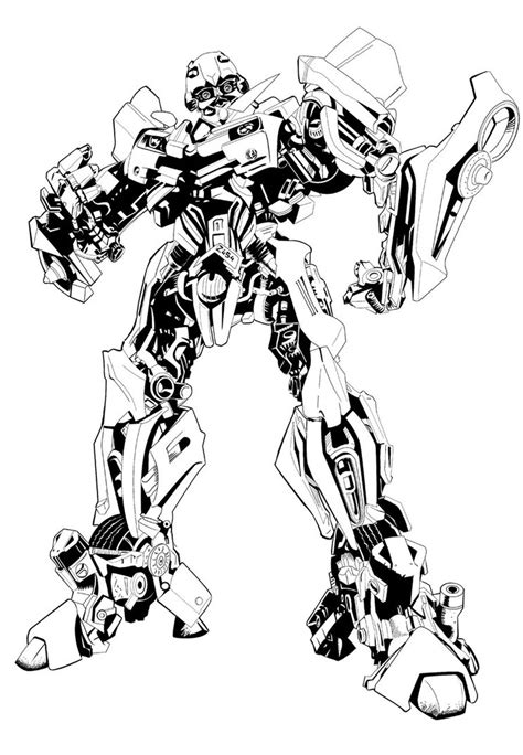 Bumblebee Transformers Coloring Page Coloriage Transformers Porn Sex