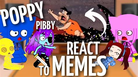 Poppy Playtime React To Learning With Pibby Memes 4 Huggy Wuggy In