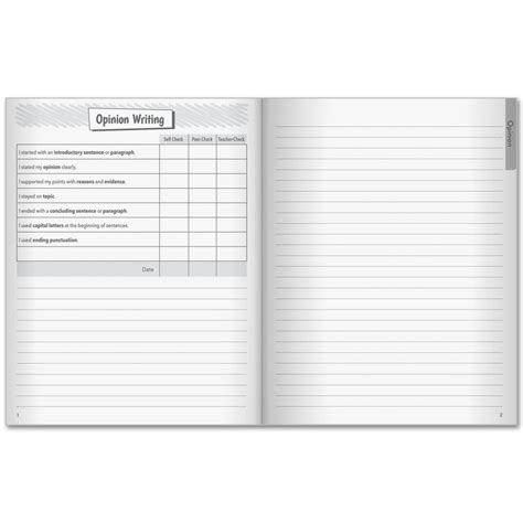 Self-Assessment Writing Journals - 12 journals 