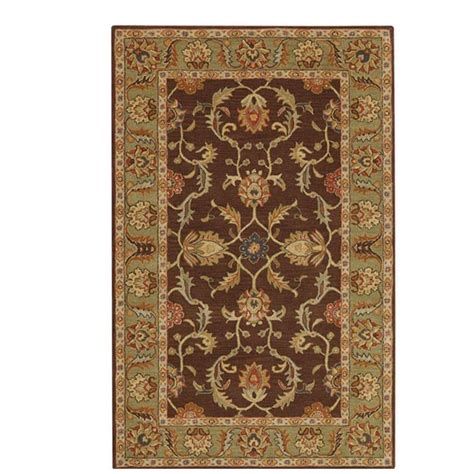 Home Decorators Collection Aristocrat Brown 4 Ft X 6 Ft Area Rug