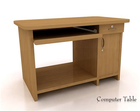 Computer Table 3D Model