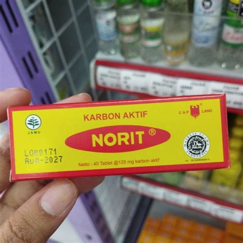 Jual Cap Lang Norit Karbon Aktif 40 Tablet Shopee Indonesia