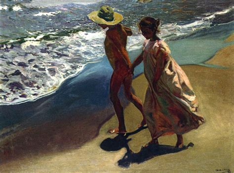 Solve Joaquín Sorolla y Bastida To the Water 1902 jigsaw puzzle