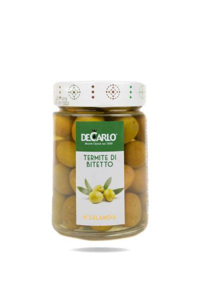 Le Olive Termite Di Bitetto De Carlo 330ml Oli Sottoli E Conserve