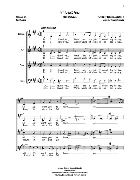 If I Loved You By Deke Sharon Sheet Music For Satb Choir At Sheet Music