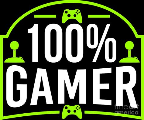 Online Gaming Nerd 100 Gamer Birthday Gift Idea Digital Art by ...