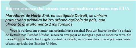 Geografia Agricultura orgânica e Hortas urbanas Conexão Escola SME