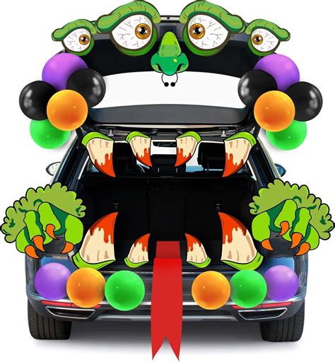 Amazon Halloween Trunk Or Treat Car Decoration Kit With Eyes