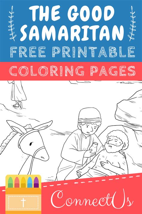 Free Good Samaritan Coloring Pages for Kids (Printable PDFs) – ConnectUS