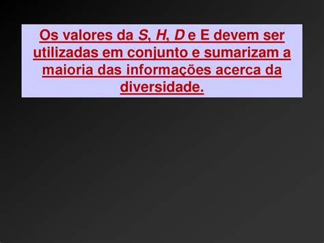 Diversidade Ndices A Natureza Das Comunidades Ppt Carregar