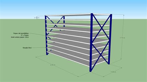 Rak Pembibitan 3d Warehouse