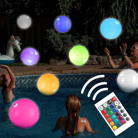 Amazon Woanger Pack Light Up Beach Ball For Pool Inch