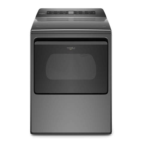 Whirlpool 7 4 Cu Ft Chrome Shadow Front Load Electric Dryer With