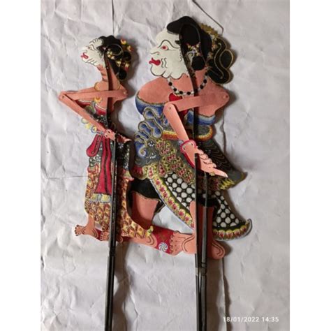 Jual Wayang Kulit Sapi Asli Limbuk Cangik Alusan Ukuran Standar Dalang