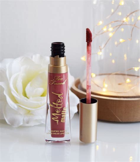 Le Melted Matte En Teinte Sell Out De Too Faced Mon Pr F R