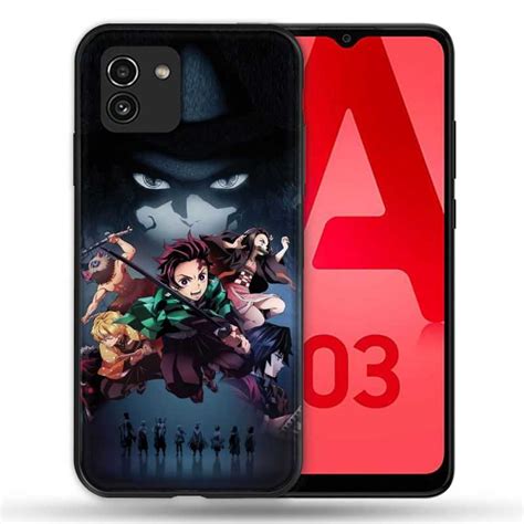 Coque Pour Samsung Galaxy A Manga Demon Slayer Noir