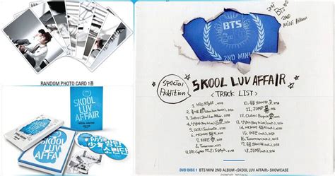 Bts Skool Luv Affair 2nd Mini Special Addition Cddvdbookletphotocard