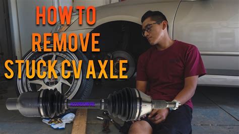 How To Remove Stuck Or Broken Cv Axle Easy Sliding Hammer Youtube