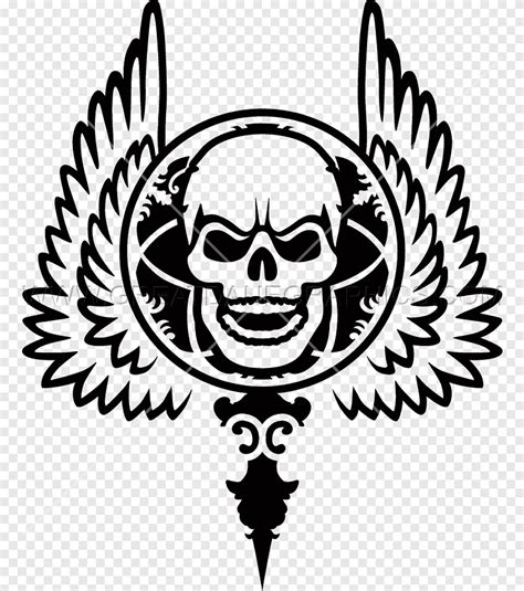 Human Skull Symbolism Skull Logo Monochrome Png Pngegg