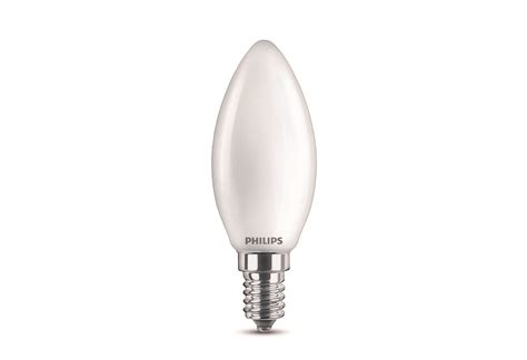 Λάμπα Led Philips Classic Κερί 4 3w Ε14 Θερμό Φως Praktiker