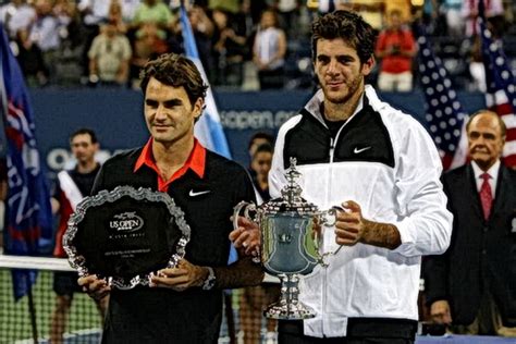 Flashback Us Open Juan Martin Del Potro Edges Roger Federer For First