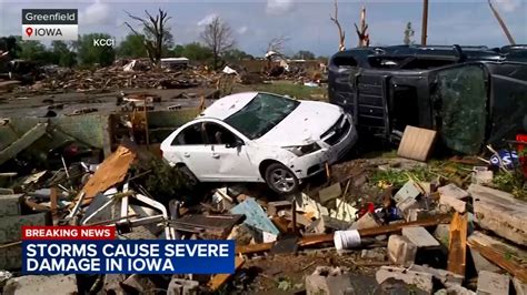 Iowa Tornadoes Kill 1 Cause Major Damage In Greenfield South Of Des Moines Amid Severe Storms