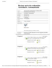 Revisar Env O De Evaluaci N Actividad Automatizada Pdf