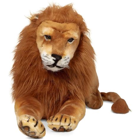 Giant Lion Stuffed Animal | Marquee Lights