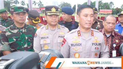 Kapolda Jambi Pimpin Apel Gelar Pasukan Operasi Lilin Dalam Rangka