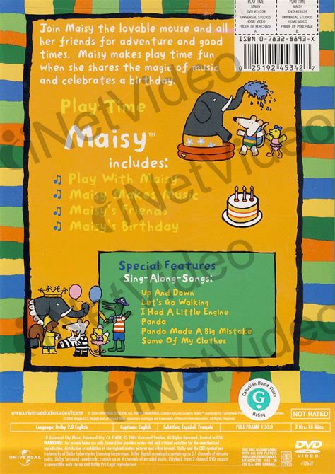 Play Time Maisy On Dvd Movie