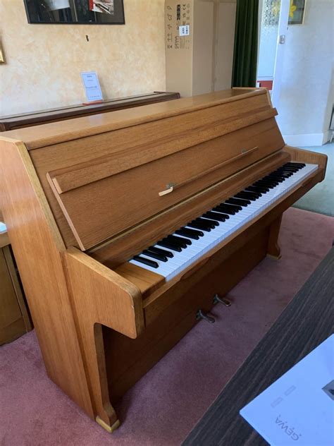 Challen Upright Piano In Medium Mahogany