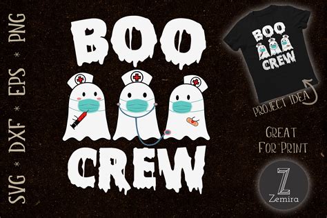 Home D Cor Wall D Cor Prints Nurse Halloween Boo Boo Crew Nurse Ghost