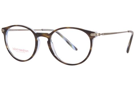 Lafont Reedition Hockney 5152 Eyeglasses Womens Hornblue Full Rim 49 19 148