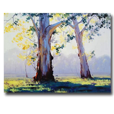 PAINTINGS OF TREES Original Oil Painting Canvas Art Tree Sheep ...