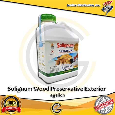 Jardine Solignum Wood Preservative Exterior Gallon Liter