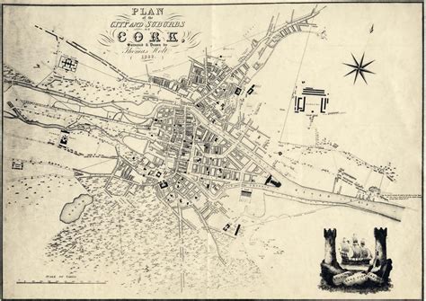 Cork In Old Maps Cork City Map Printable Printable Maps