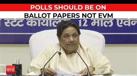 Voting In Up Urban Local Body Polls Should Be On Ballot Papers Not Evm