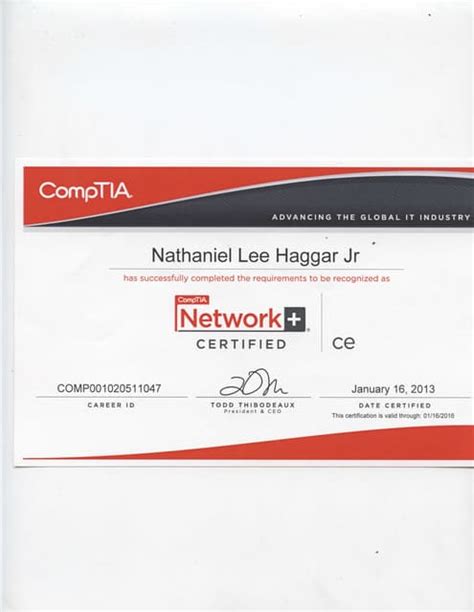 Comptia N Certificate