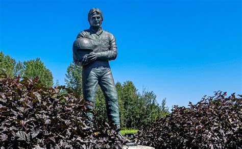 Gilles Villeneuve Statue 20200808 132230 A Photo On Flickriver