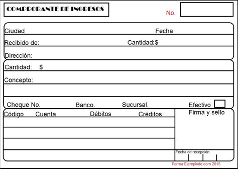 Ejemplo De Comprobante