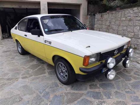 Opel Kadett Gte Gr Vhc Pi Ces Et Voitures De Course Vendre De