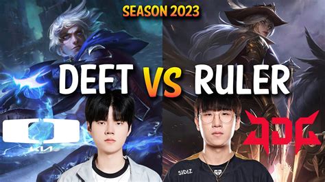 DK Deft Vs JDG Ruler Deft EZREAL Vs Ruler ASHE KT BDD JDG 369