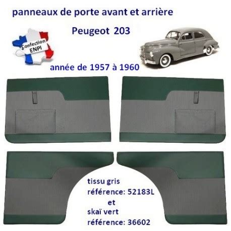 Panneaux De Portes Peugeot 203