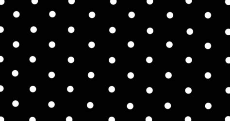 Big White Polka Dots On Black Seamless Background Seamless Pattern Of